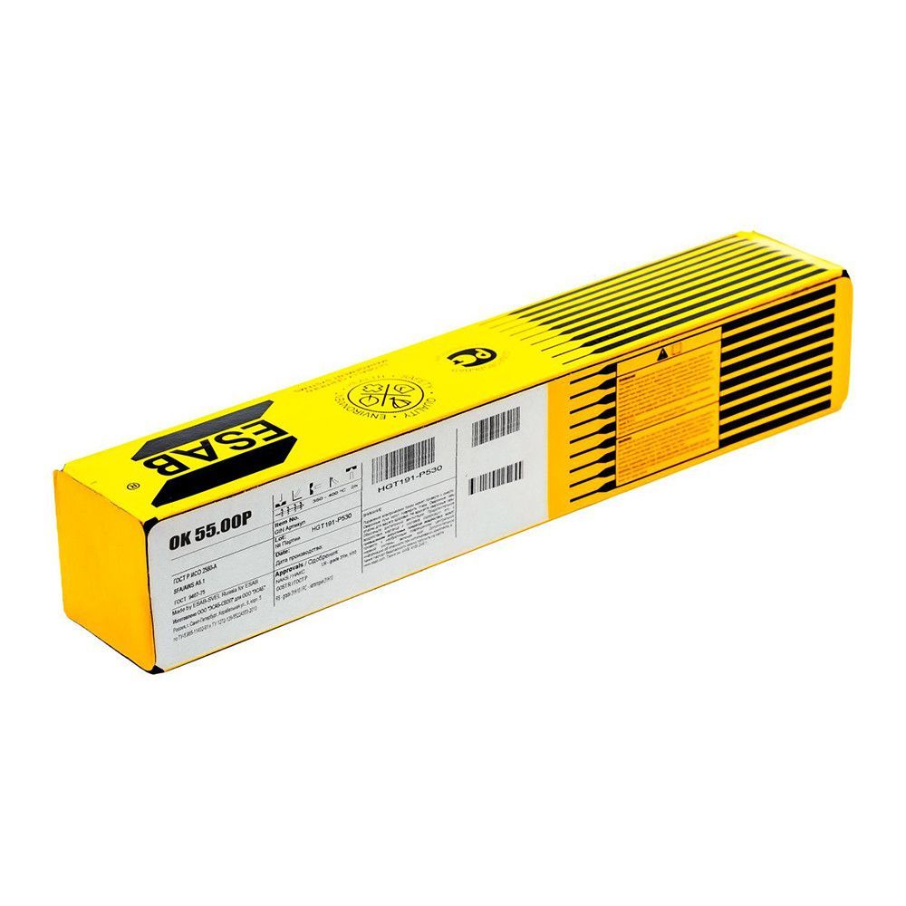 Электроды ESAB OK 55.00P ф 2,5 мм, пачка 4,5 кг