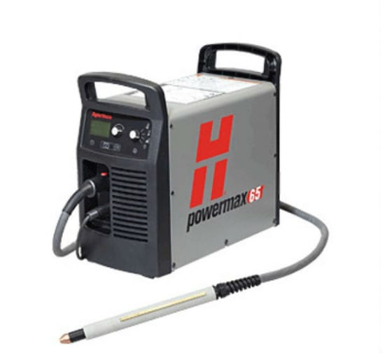 Hypertherm Powermax 65 (380 В, 20-65 А, ПН 50%, резка 32/20 мм, 26 кг), комплект