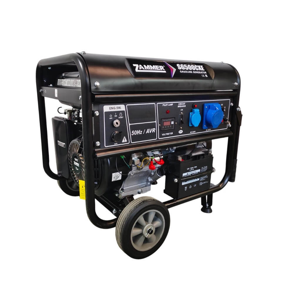 Бензиновый генератор ZAMMER S6500CXE