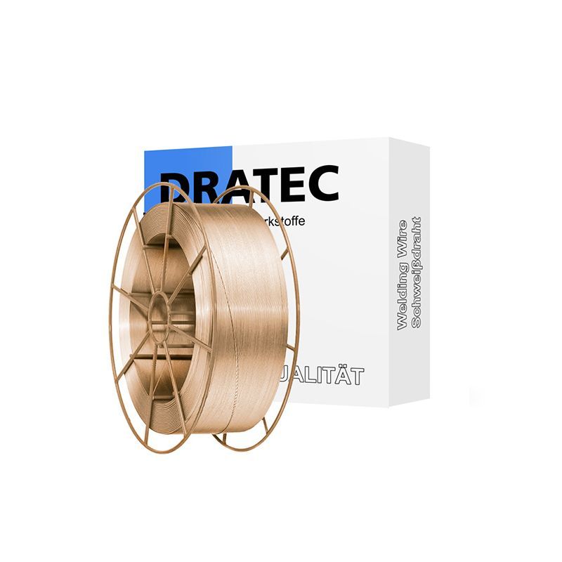 Проволока DRATEC DT- G3Si1 CuZn ф 1,2 мм (кассета 15 кг)