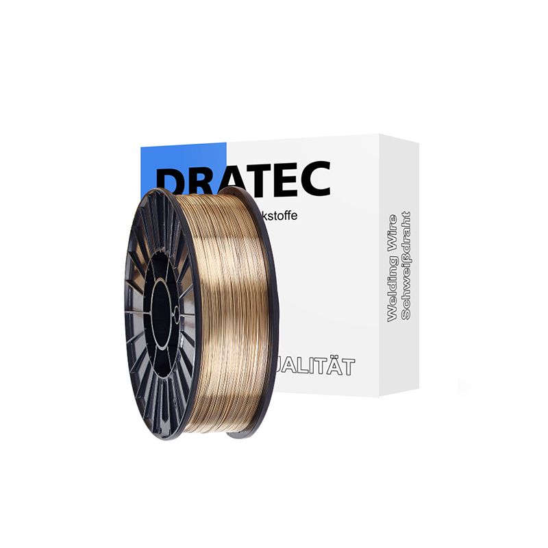 Проволока DRATEC DT- G3Si1 CuZn ф 0,8 мм (кассета 5 кг)