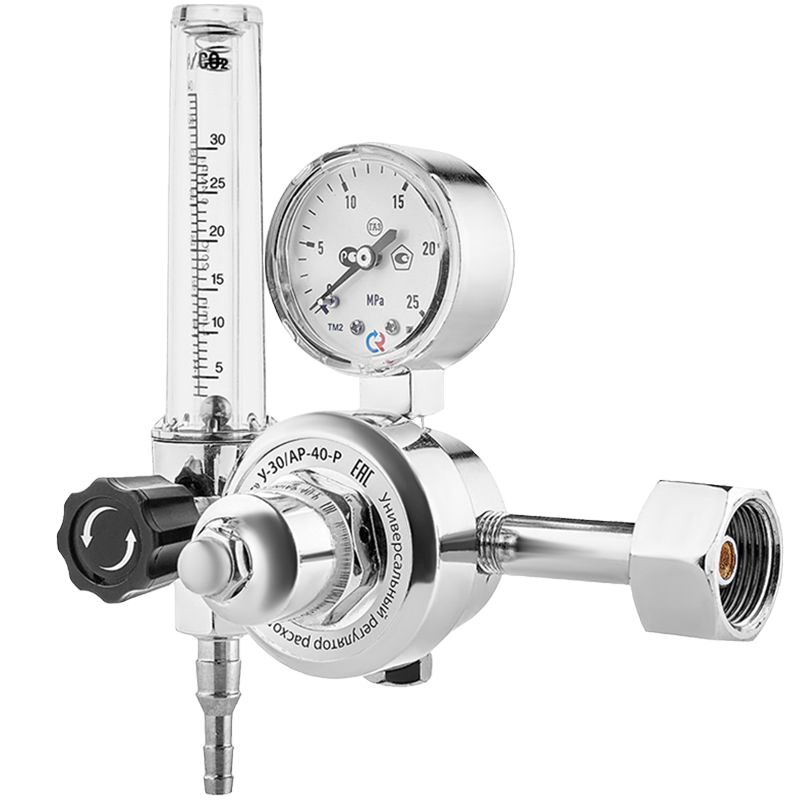 Сварог Регулятор универсальный У-30/АР-40-Р (углек./аргон, ротаметр + манометр)