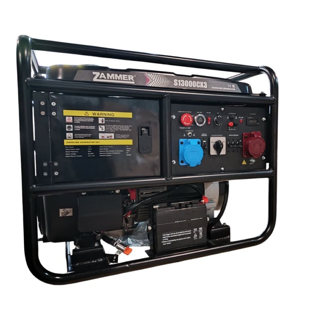 Дизельный генератор Zammer S13000CX3 - 9,5кВт