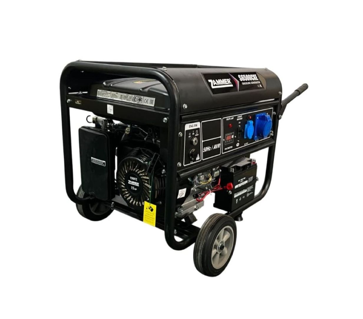 Дизельный генератор Zammer S6500CXE- 5кВт