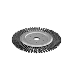 Щетка дисковая жгутовая (178x6x22,2 мм, пров.0,5 мм, 62 жгута), Lessman фото